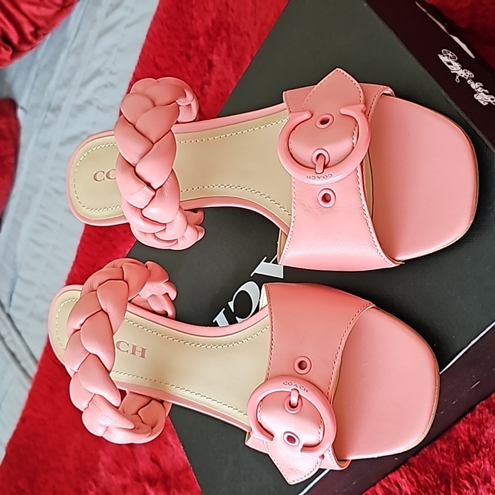 Coach Leather Sandals